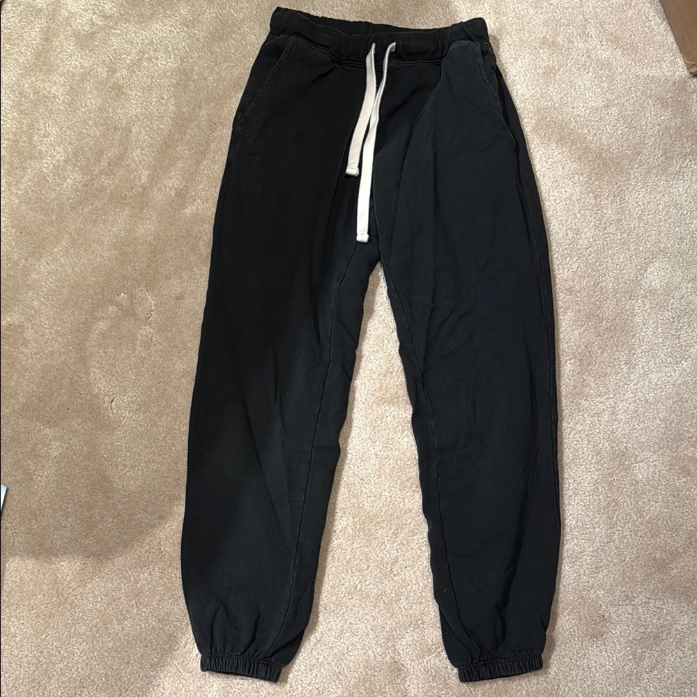 Electric & Rose Black Joggers sweatpants with Elastic Waistband size XS